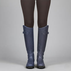 Bottes Cavalières Femme Hautes Imperméables à Enfiler