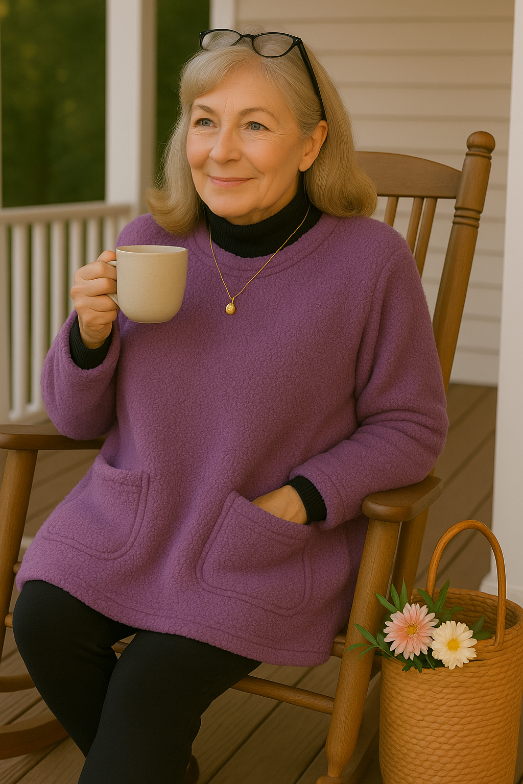Lucy | Pull femme tout confort chaud en maille douce pour le quotidien