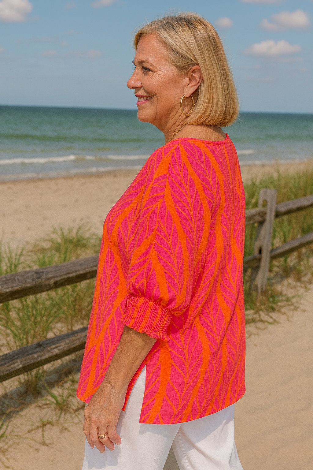 Elandra | Blouse femme flatteuse, confortable et couvrante au quotidien
