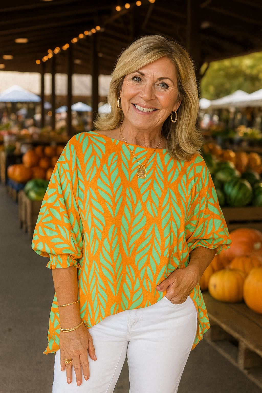 Elandra | Blouse femme flatteuse, confortable et couvrante au quotidien