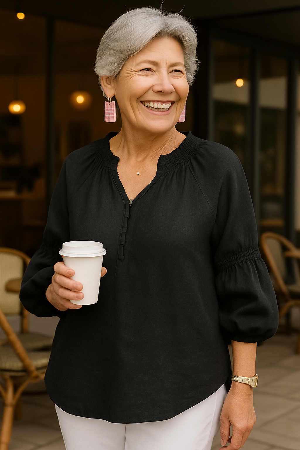 Idra | Blouse femme au confort aérien, légère et intemporelle