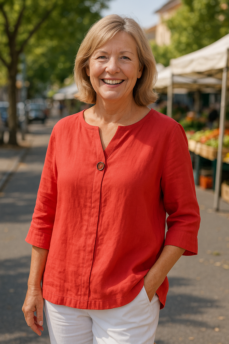 Simone | Blouse femme légère, flatteuse pour toutes les femmes