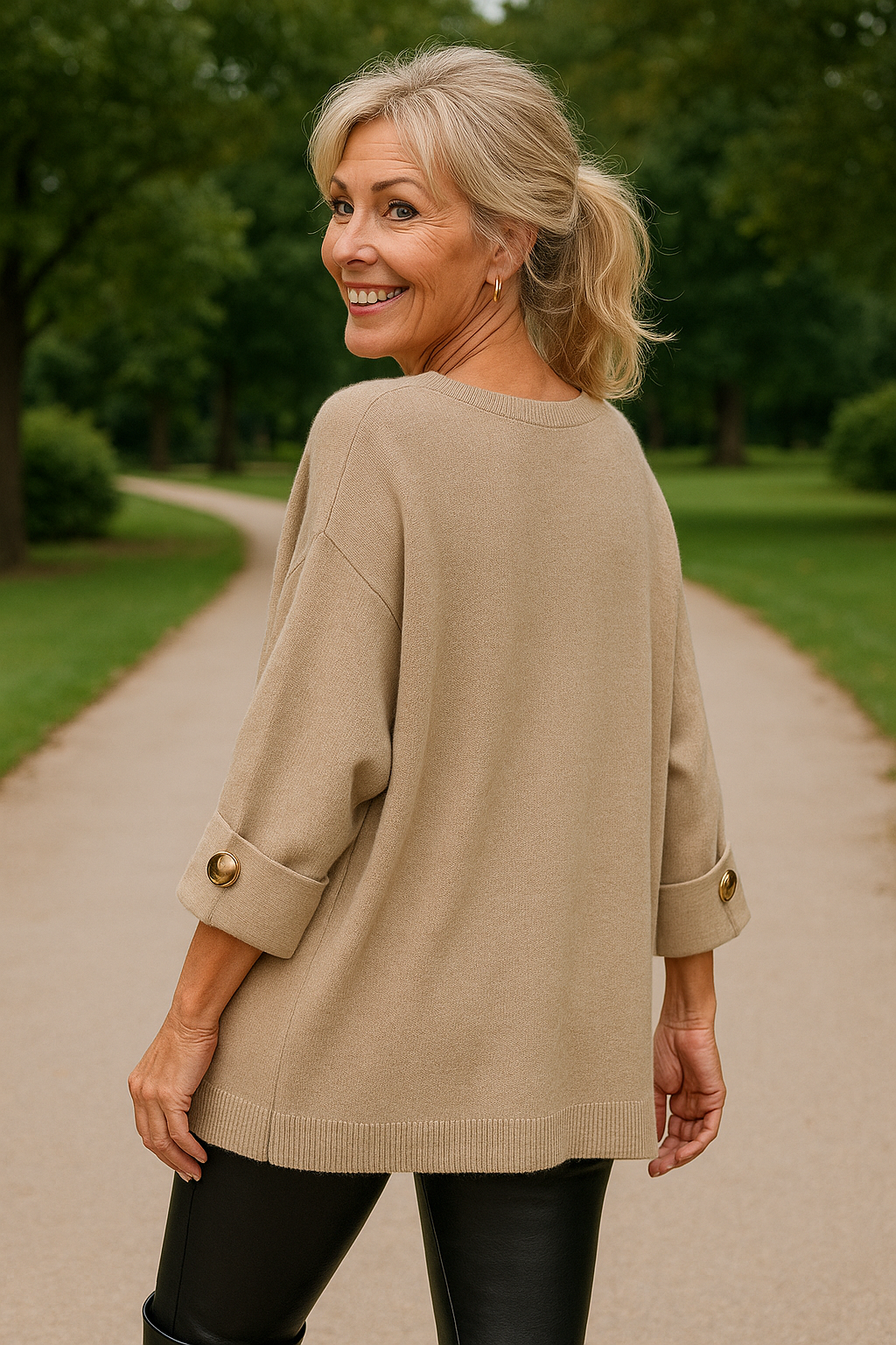 Danika | Blouse femme en maille, élégante et confortable pour le quotidien
