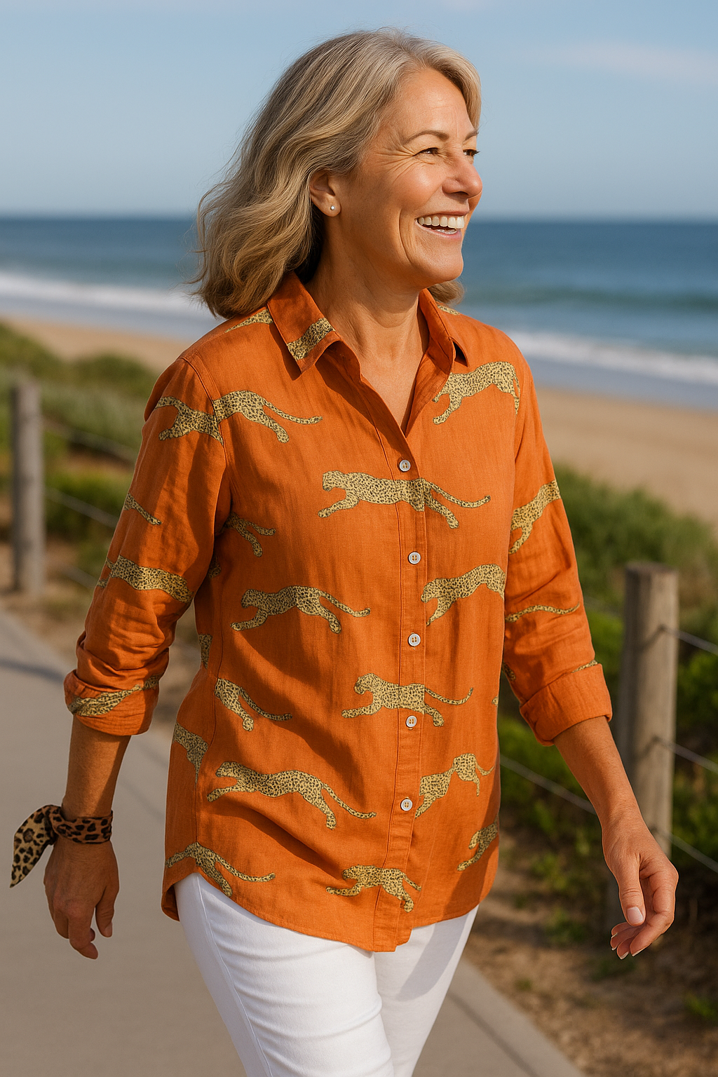 Marin | Blouse femme fluide sans effort, légère et respirante au quotidien