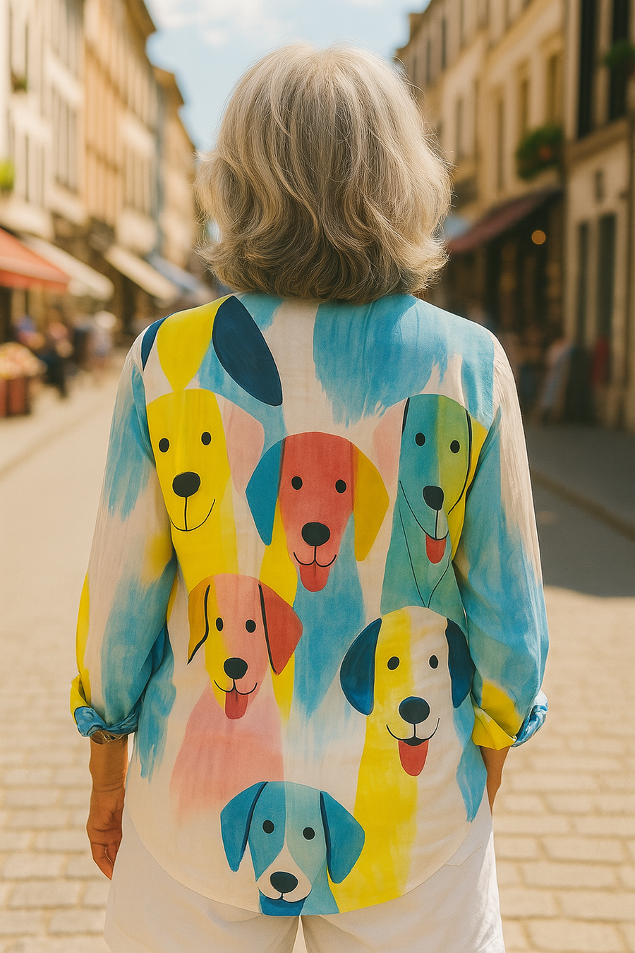 Marin | Blouse femme fluide sans effort, légère et respirante au quotidien