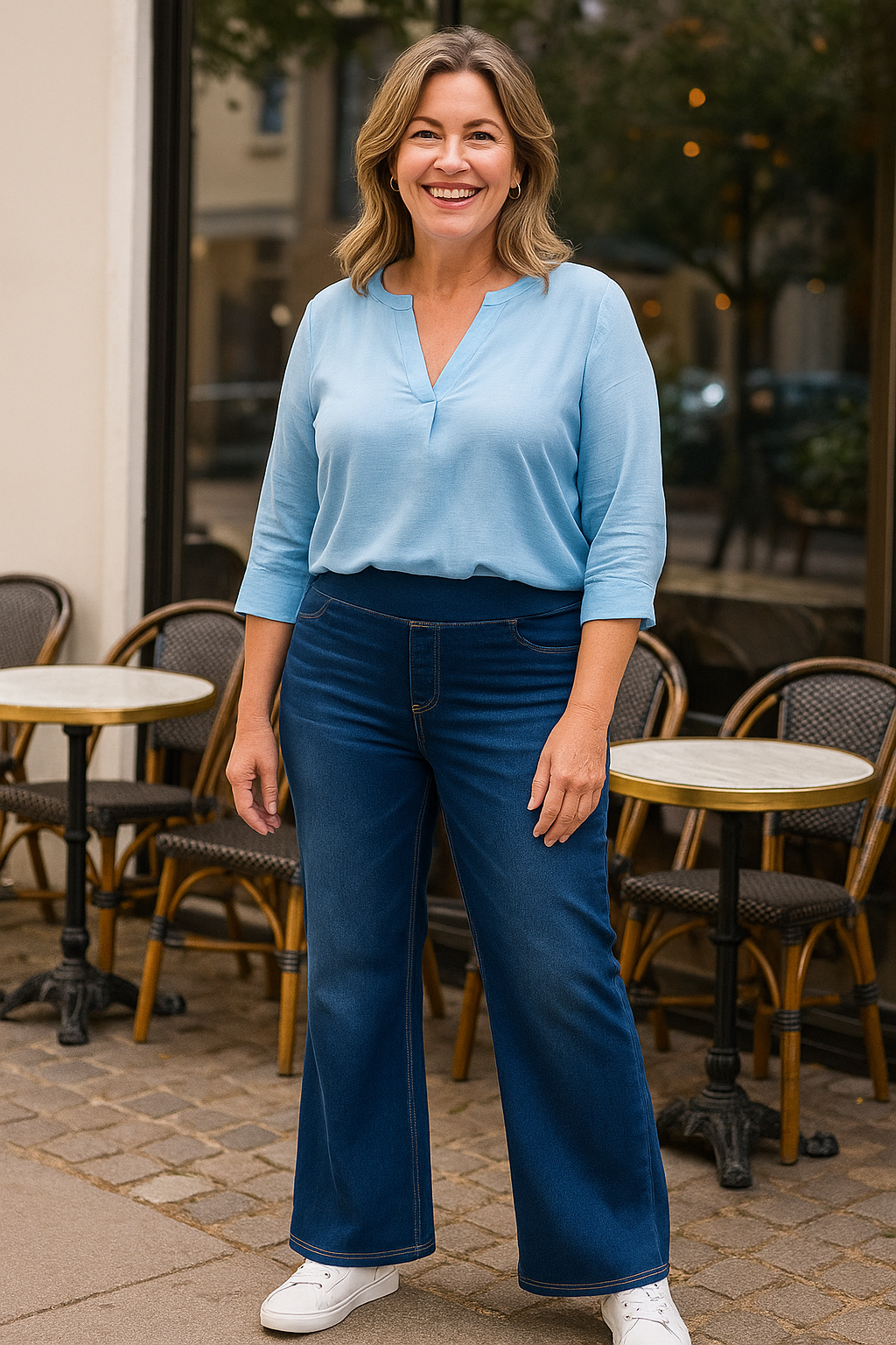 Stella | Pantalon femme à maintien doux, lot de 2 confortables pour le quotidien