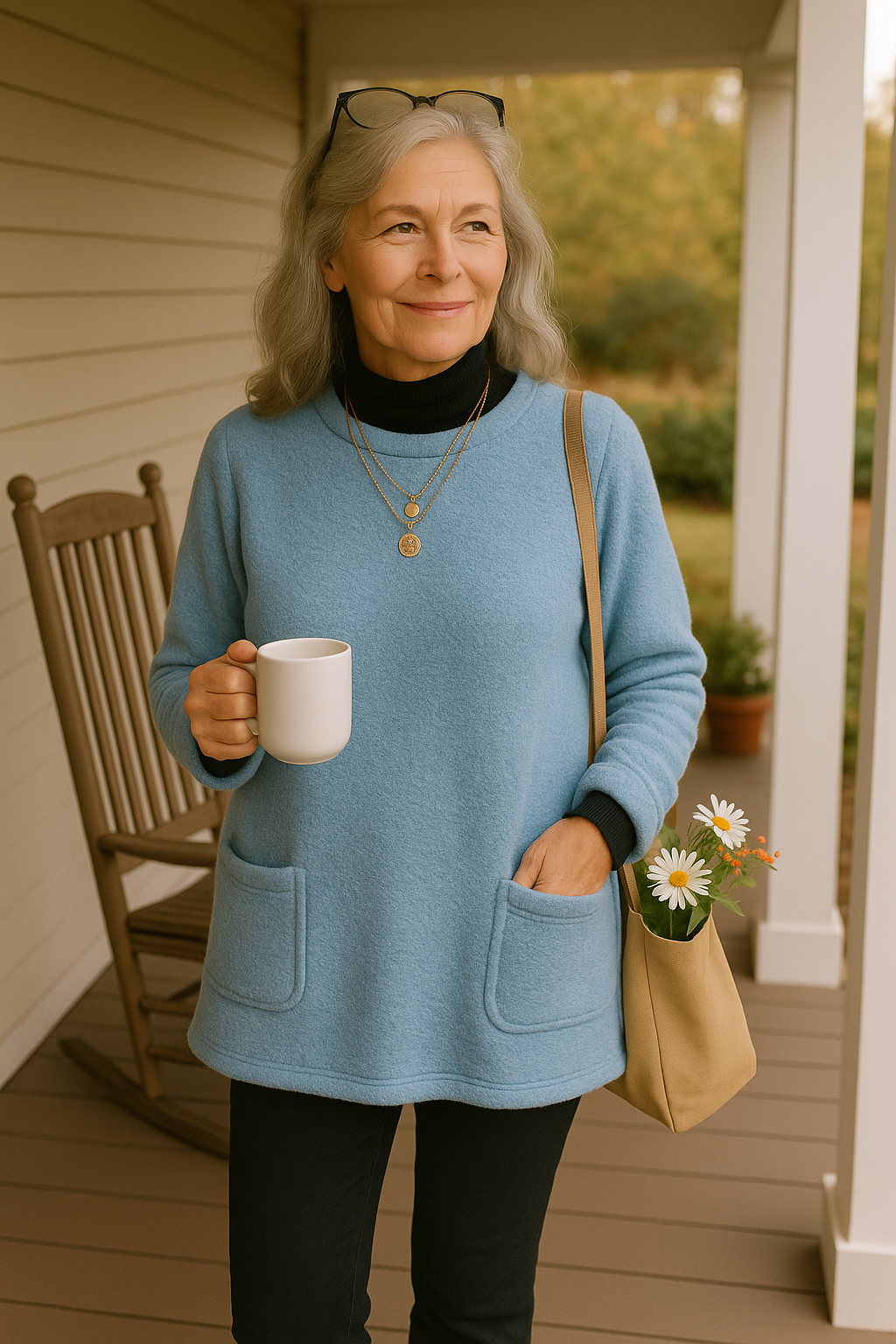 Lucy | Pull femme tout confort chaud en maille douce pour le quotidien