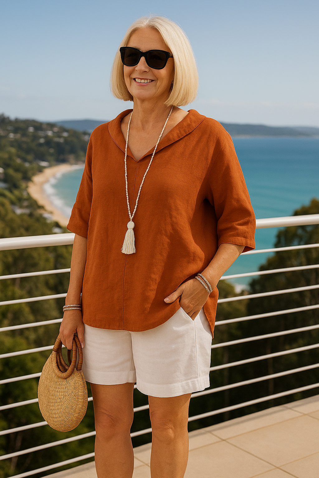 Marena | Blouse femme flatteuse, fluide et confortable au quotidien