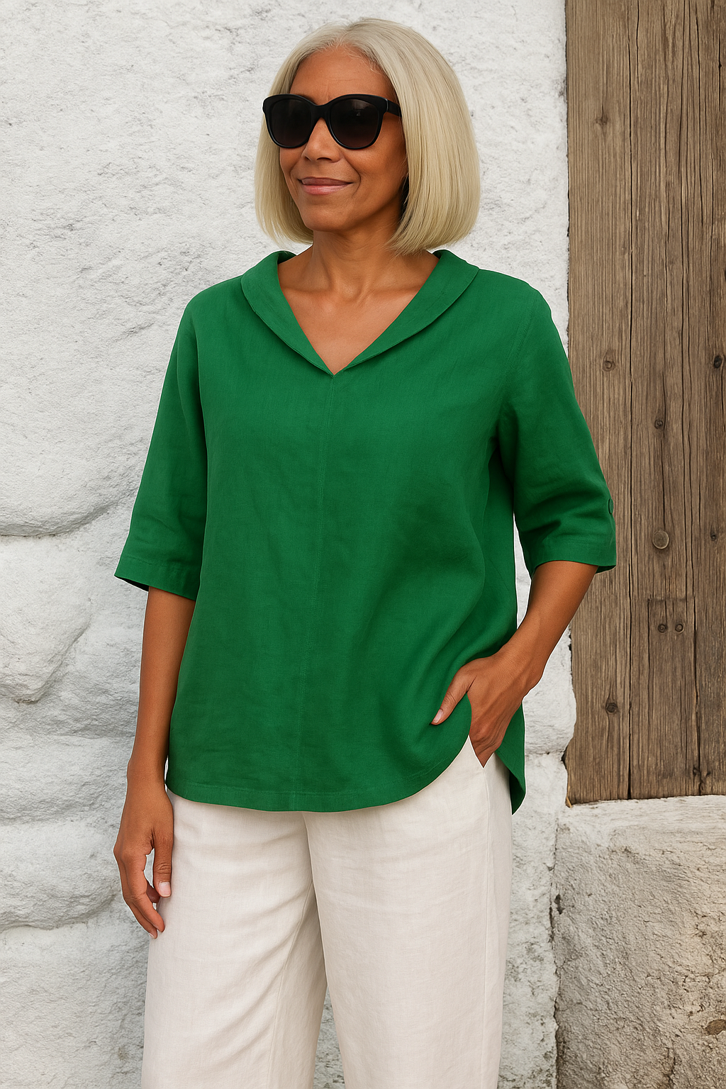Marena | Blouse femme flatteuse, fluide et confortable au quotidien