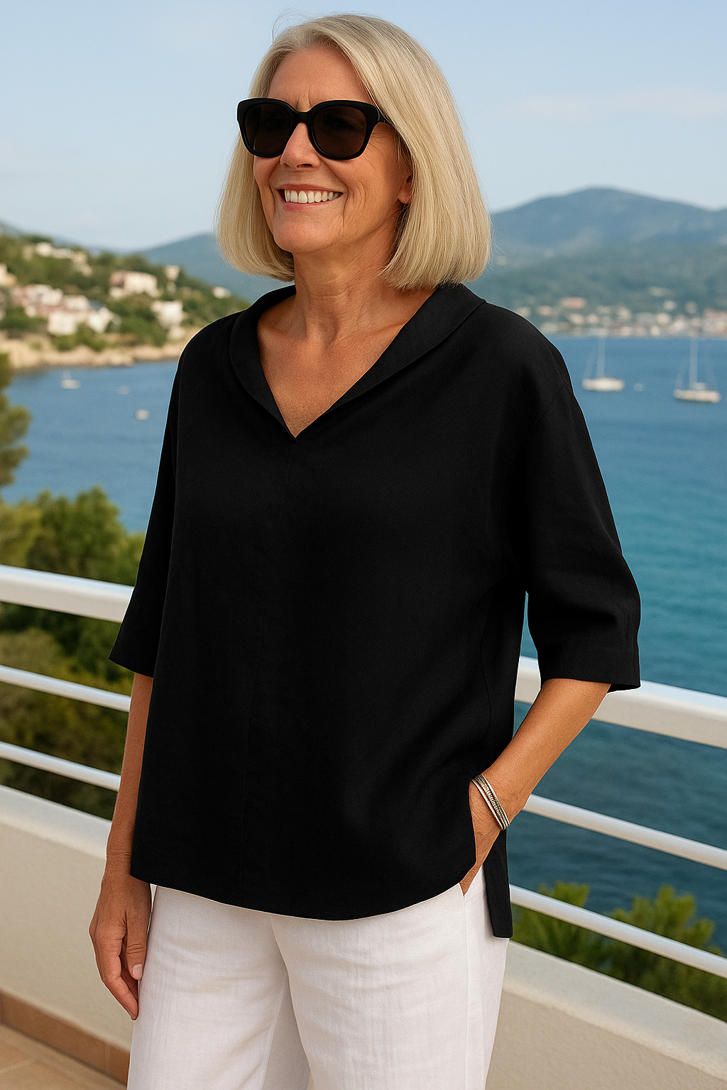 Marena | Blouse femme flatteuse, fluide et confortable au quotidien