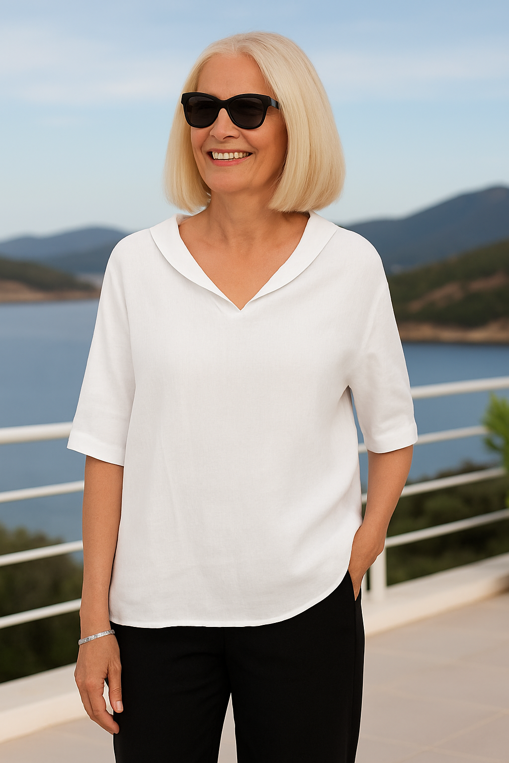 Marena | Blouse femme flatteuse, fluide et confortable au quotidien