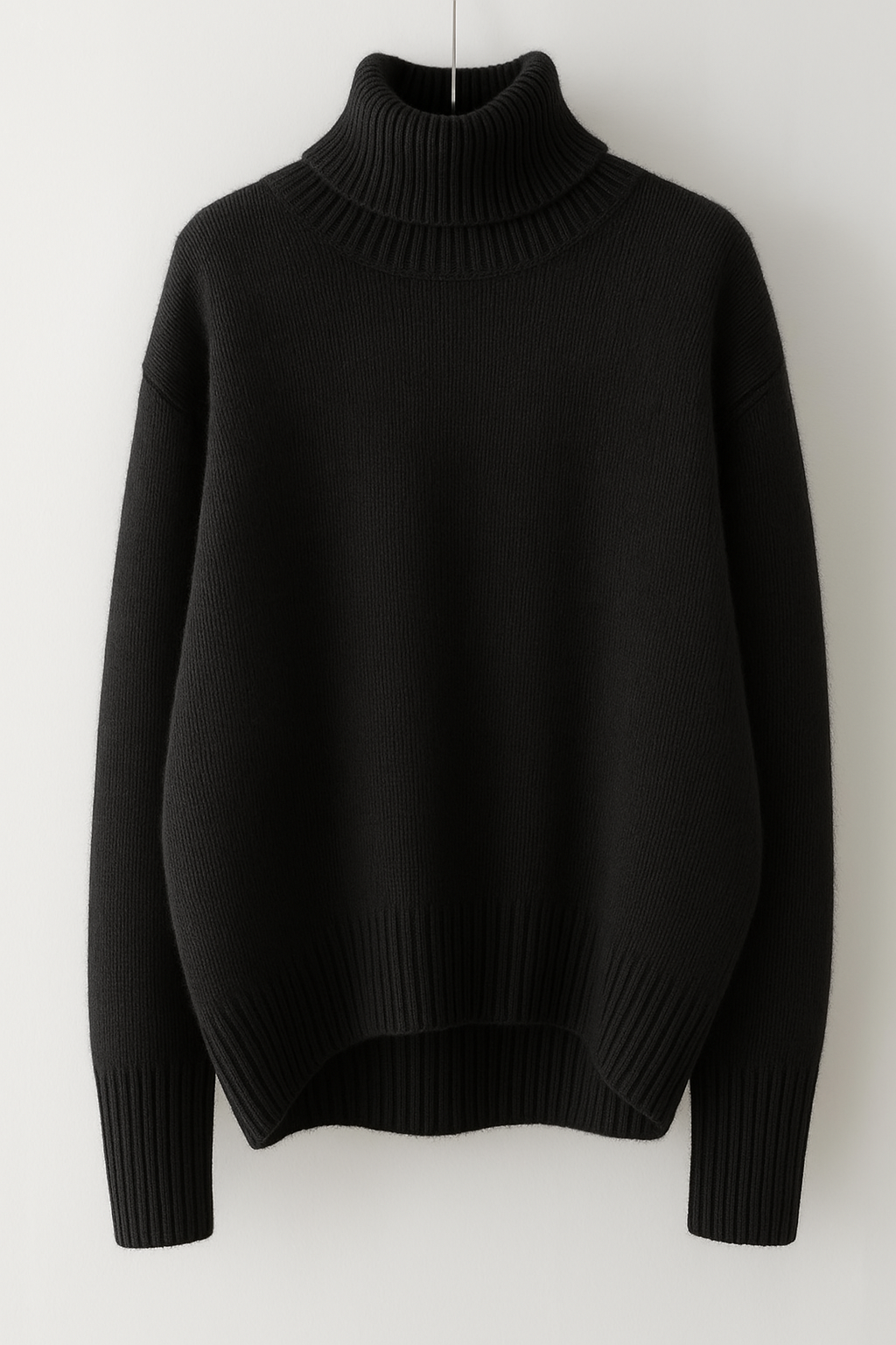 Elia | Pull col roulé femme en cachemire léger, chaud et doux
