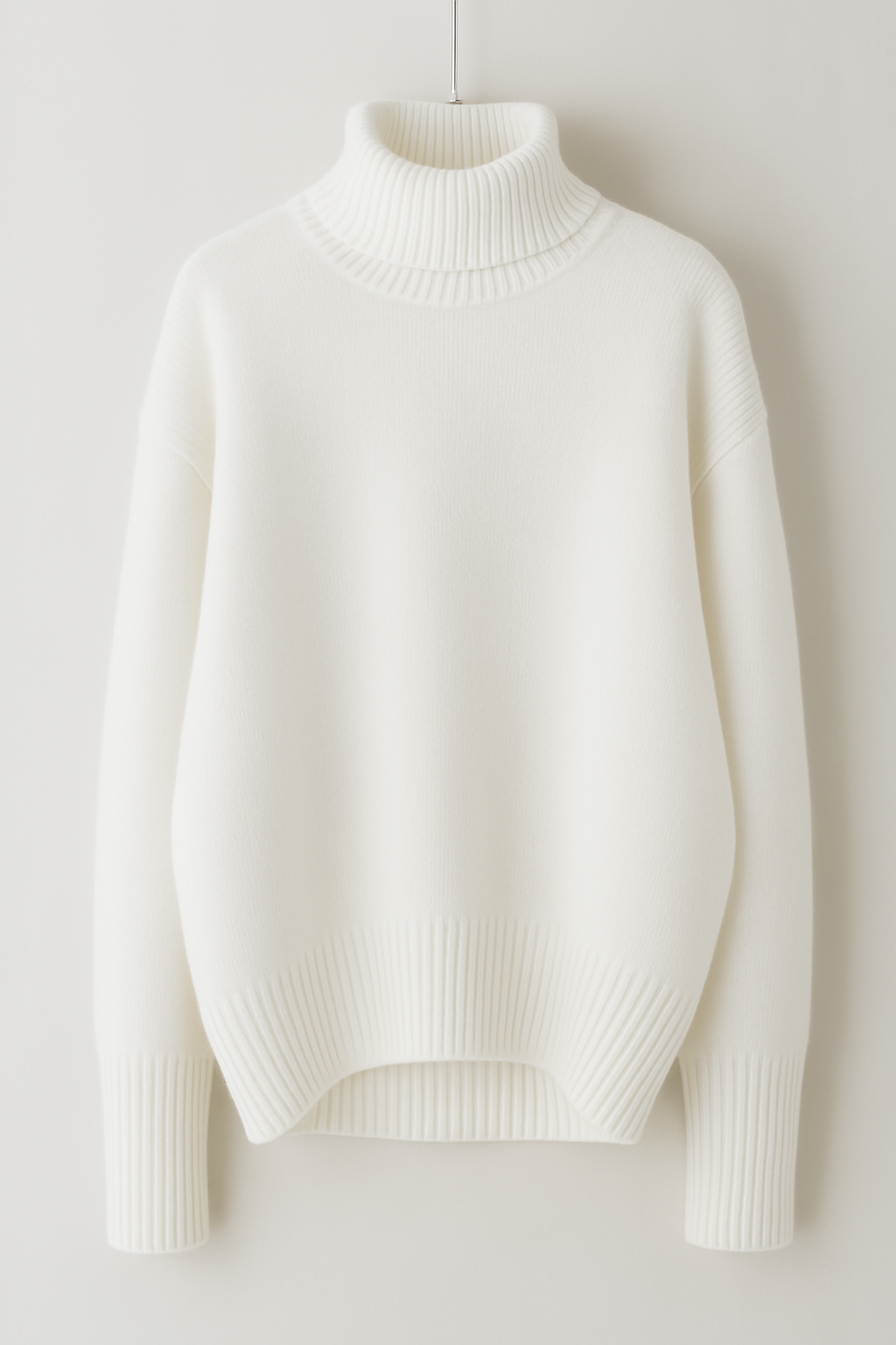 Elia | Pull col roulé femme en cachemire léger, chaud et doux