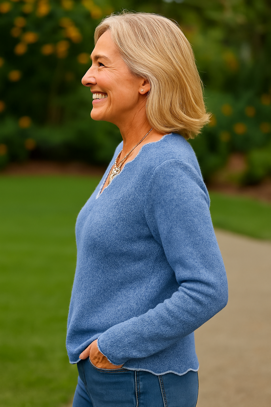 Ruth | Pull femme en maille acrylique ultra-douce, confortable et chaud
