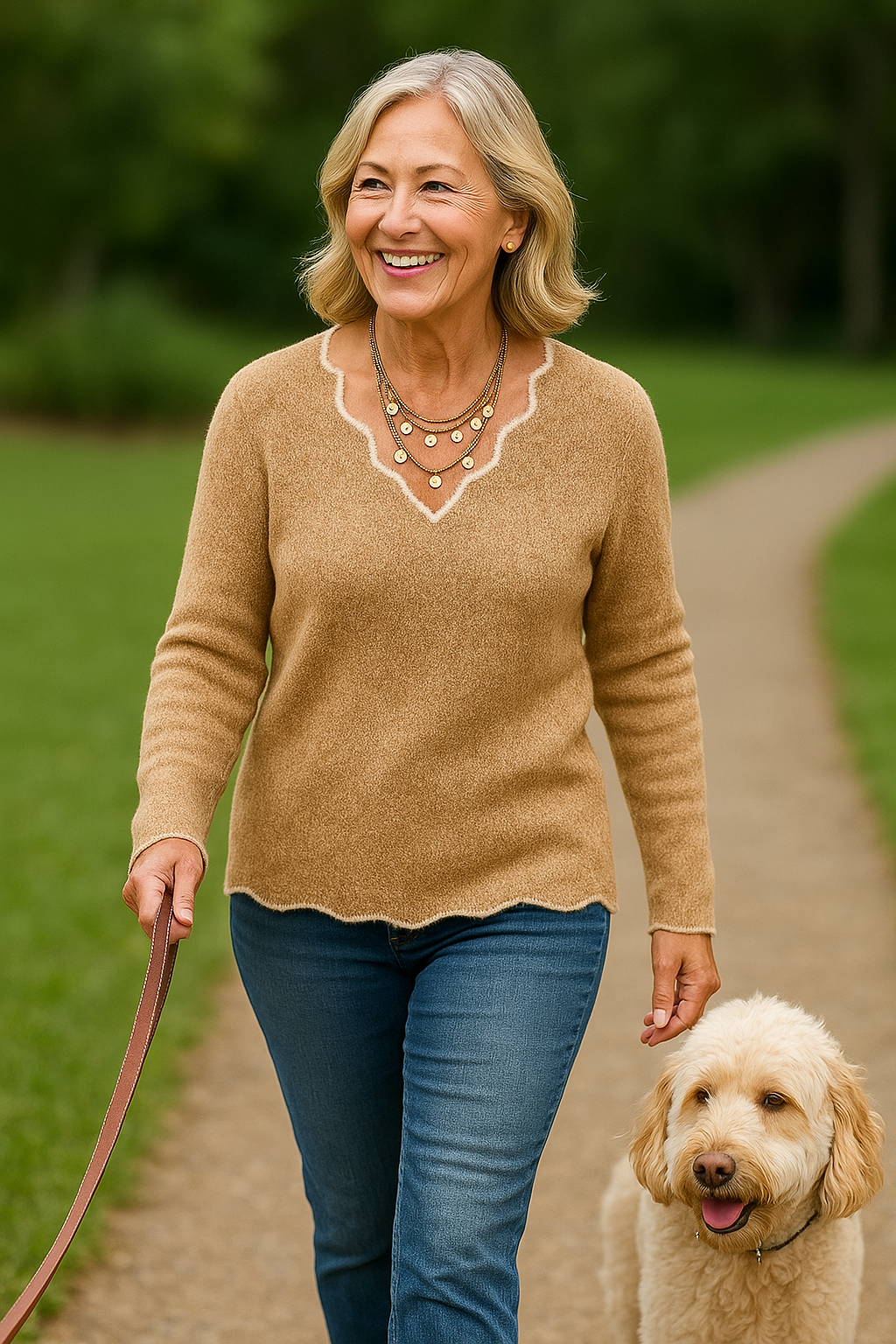 Ruth | Pull femme en maille acrylique ultra-douce, confortable et chaud