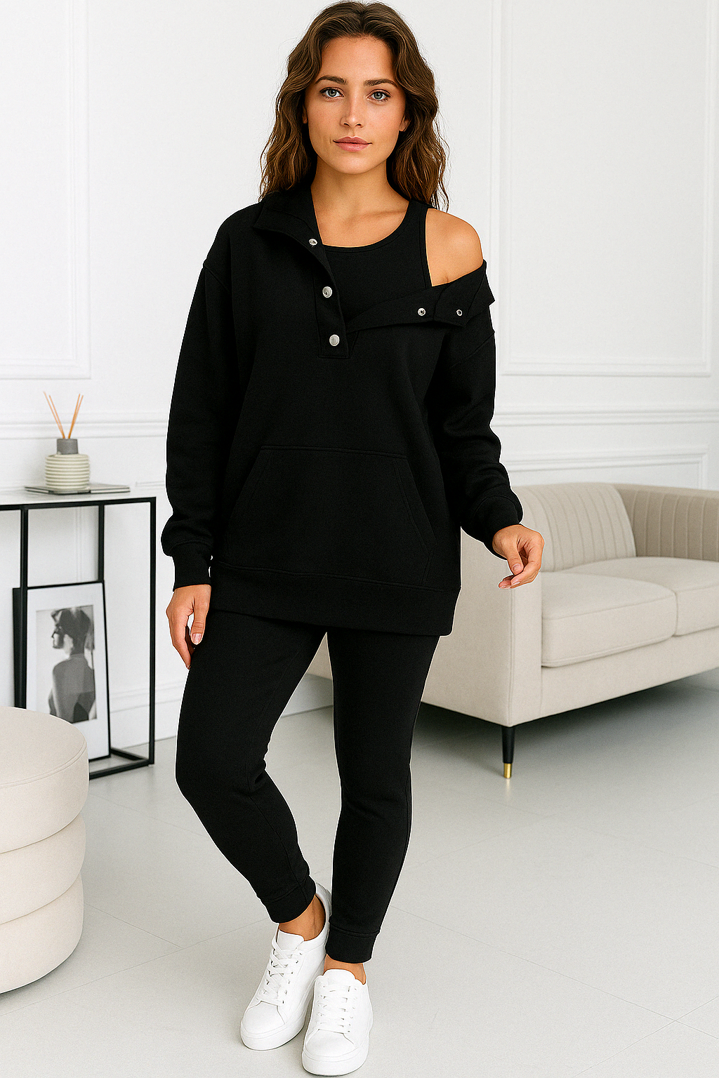 Zaya | Ensemble détente femme trois pièces, confortable et doux pour la maison