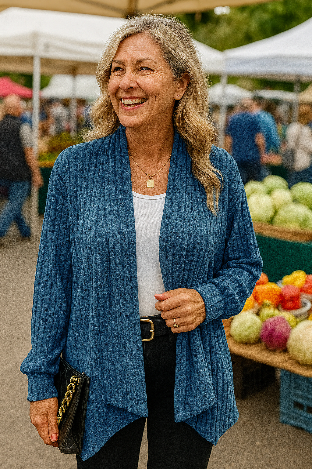 Calina | Cardigan femme en maille légère, élégant et confortable pour l'automne