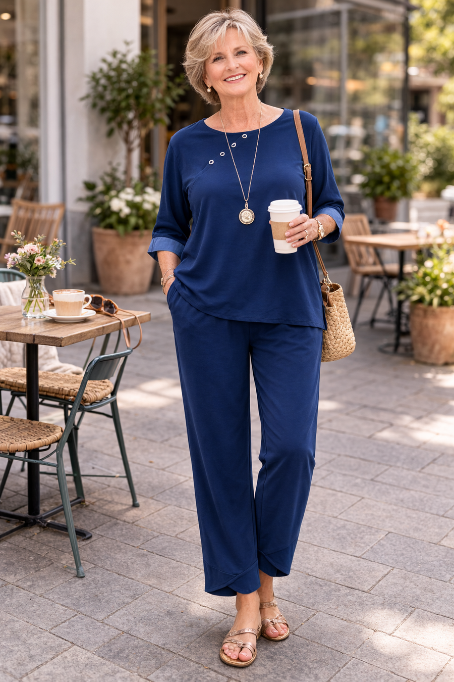 Harper | Ensemble deux pièces femme quotidien confortable, du S au 5XL