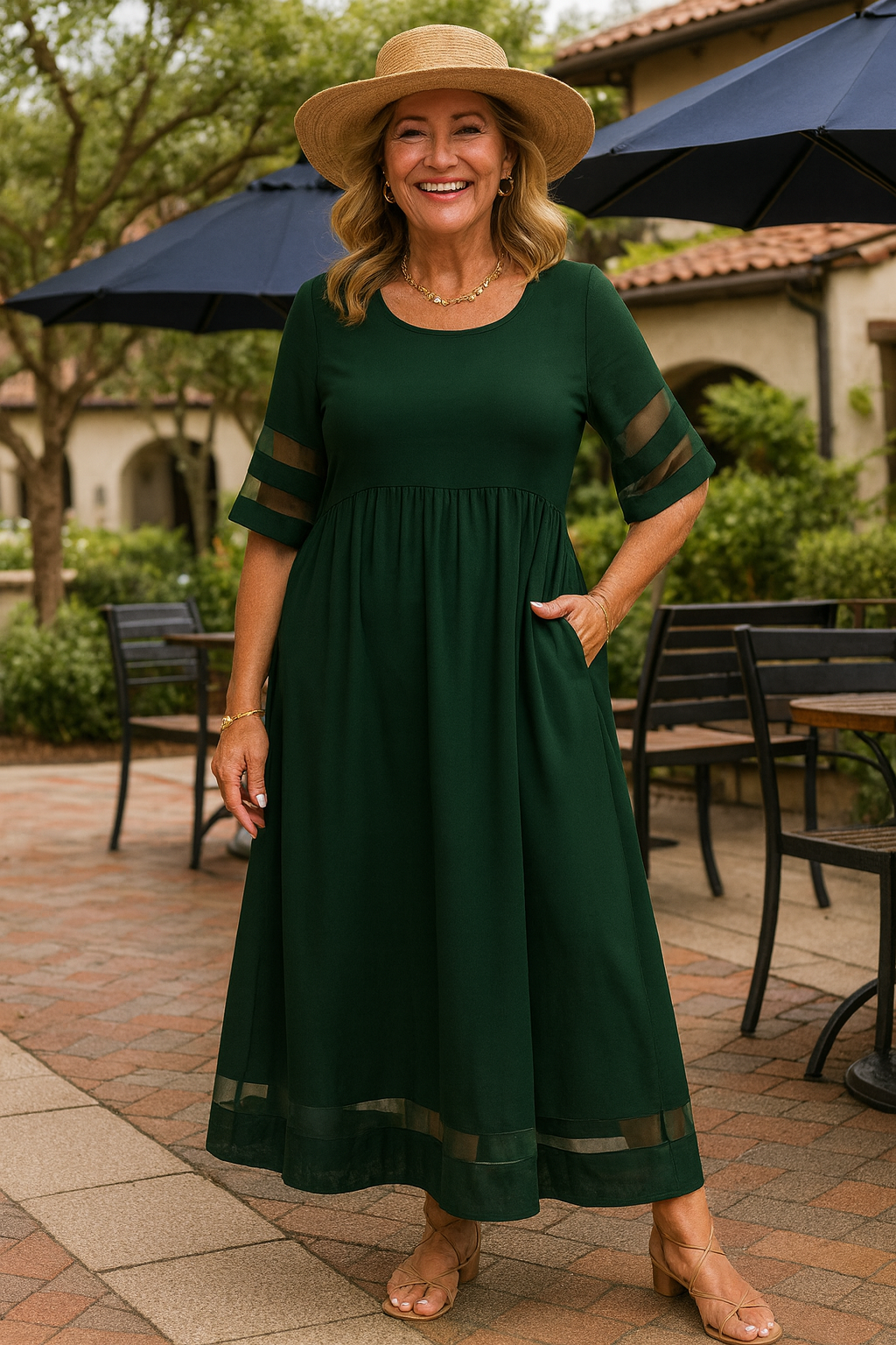 Alurea | Robe longue femme élégante, confort intemporel et fluide