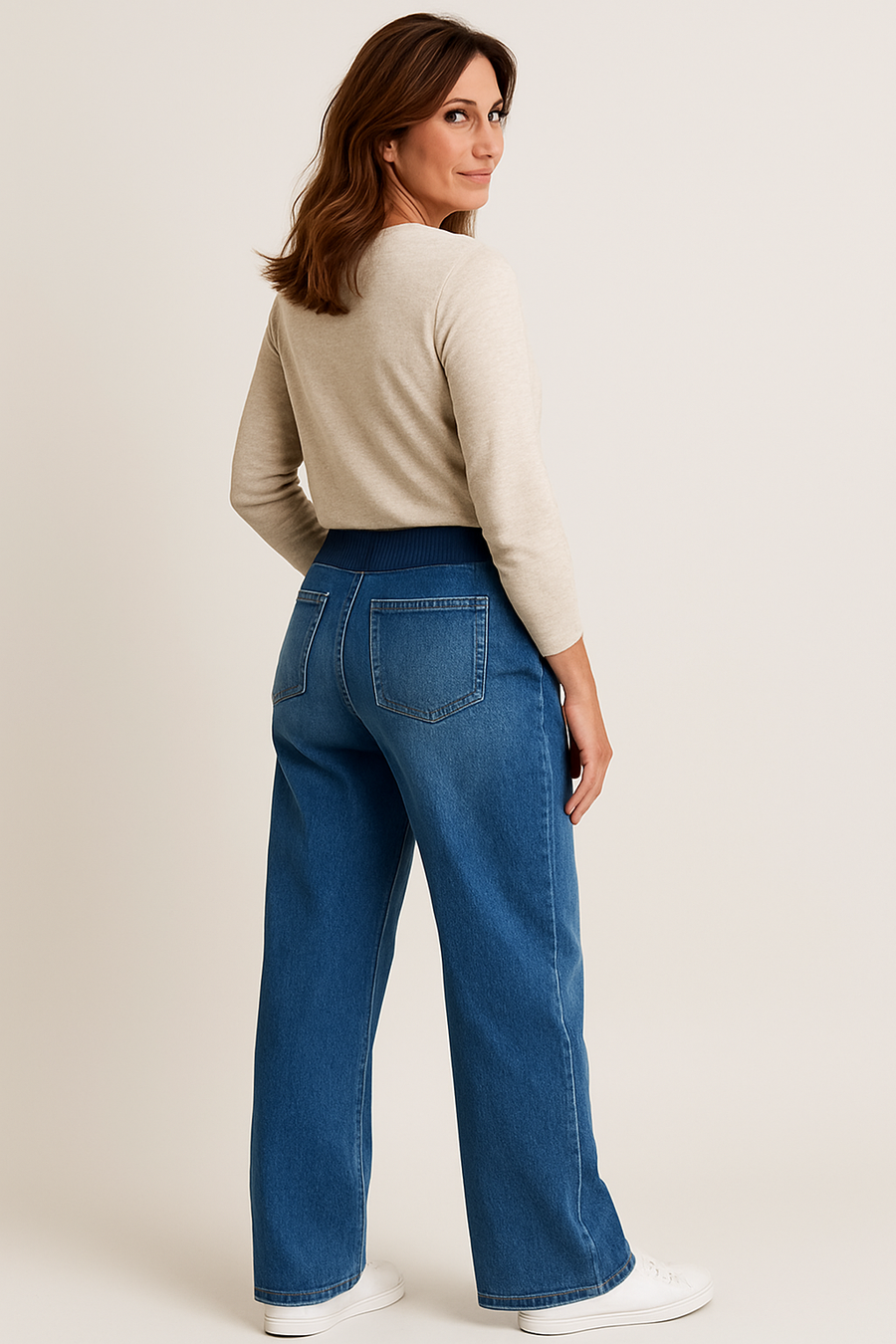 Stella | Pantalon femme à maintien doux, lot de 2 confortables pour le quotidien