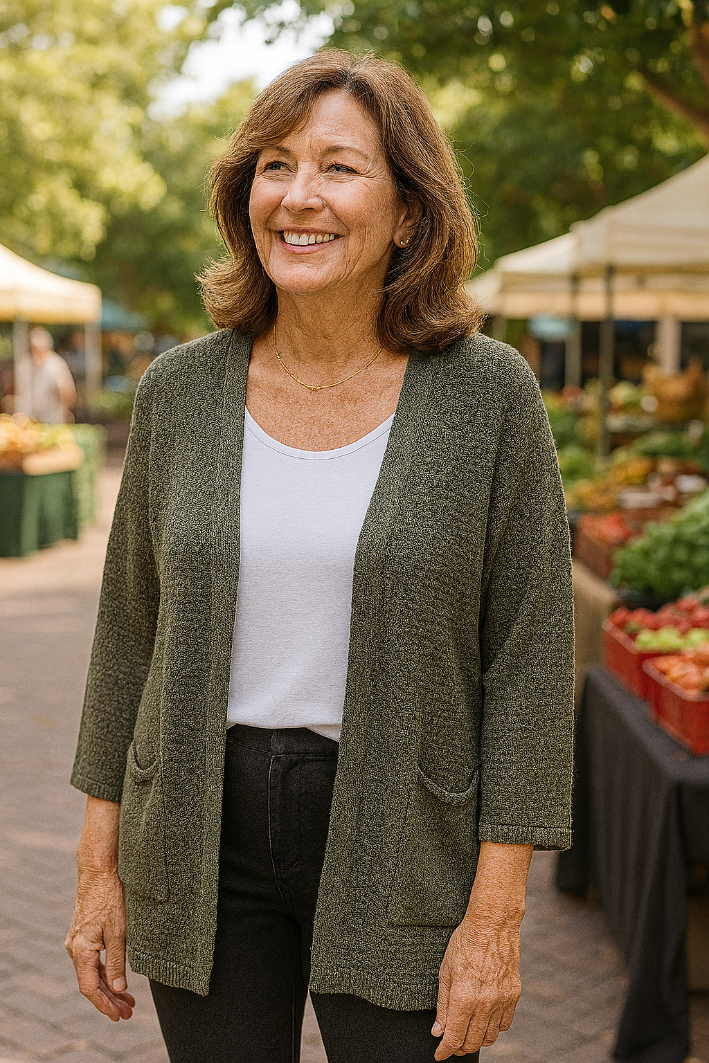 Elspeth | Cardigan femme en maille douce, confortable pour tous les jours