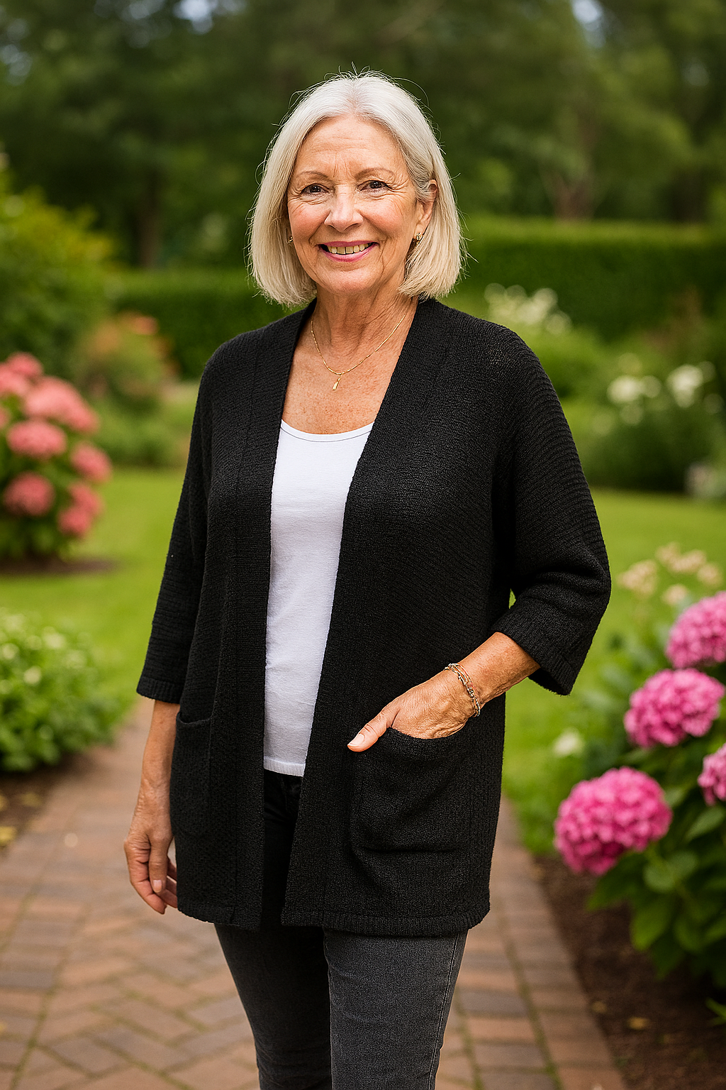 Elspeth | Cardigan femme en maille douce, confortable pour tous les jours