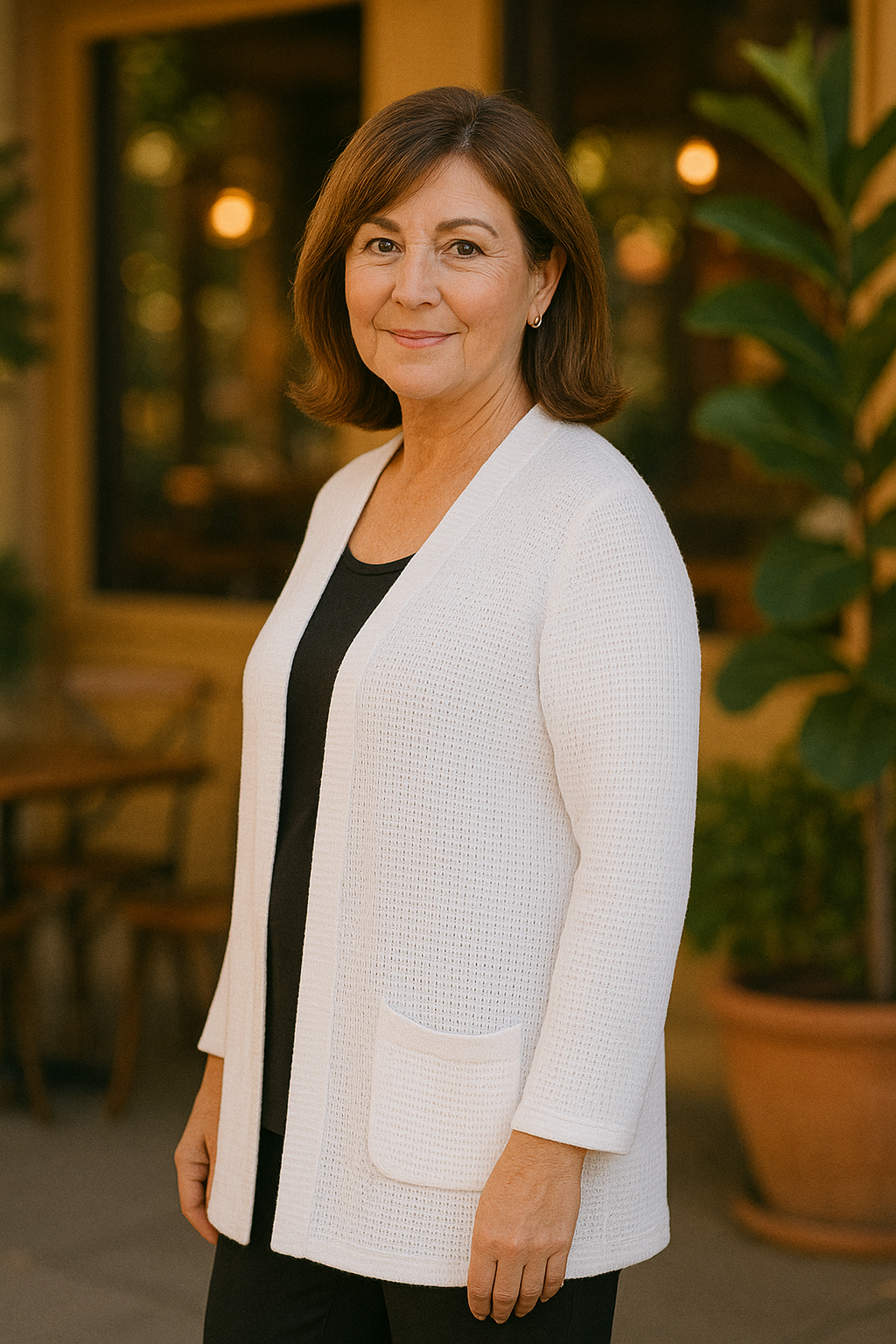Elspeth | Cardigan femme en maille douce, confortable pour tous les jours