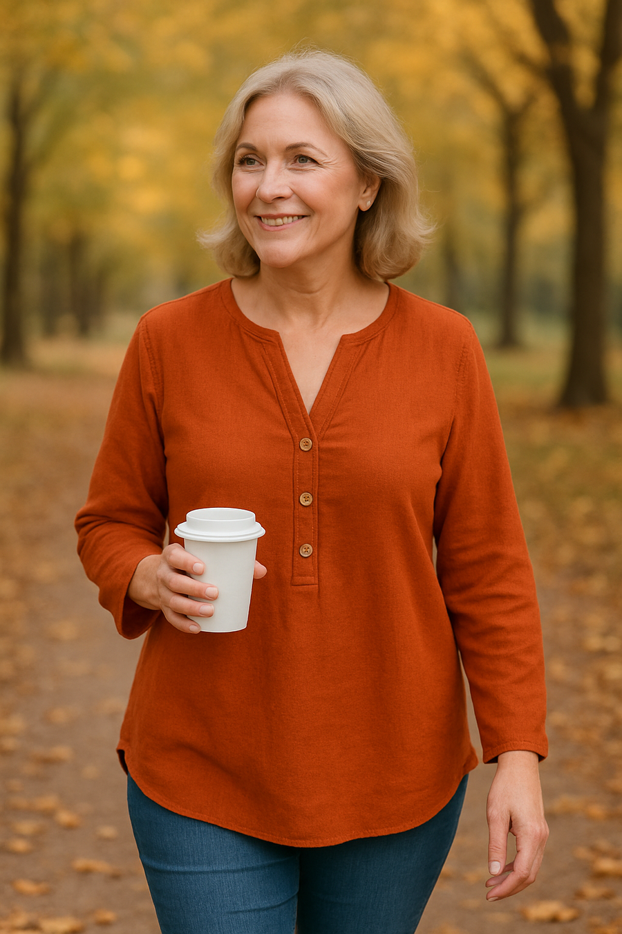 Raina | Blouse femme fluide confortable, coupe aisée pour le quotidien