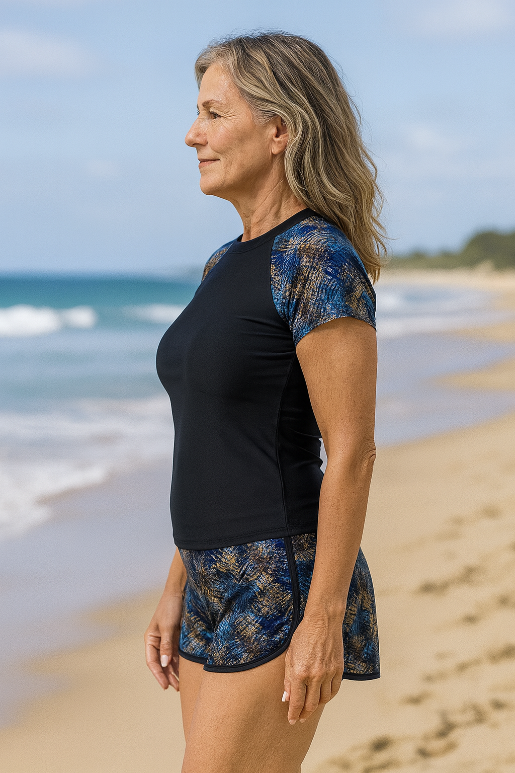 ShoreHaven | Tankini femme anti-UV, ensemble protecteur confortable toute la journée