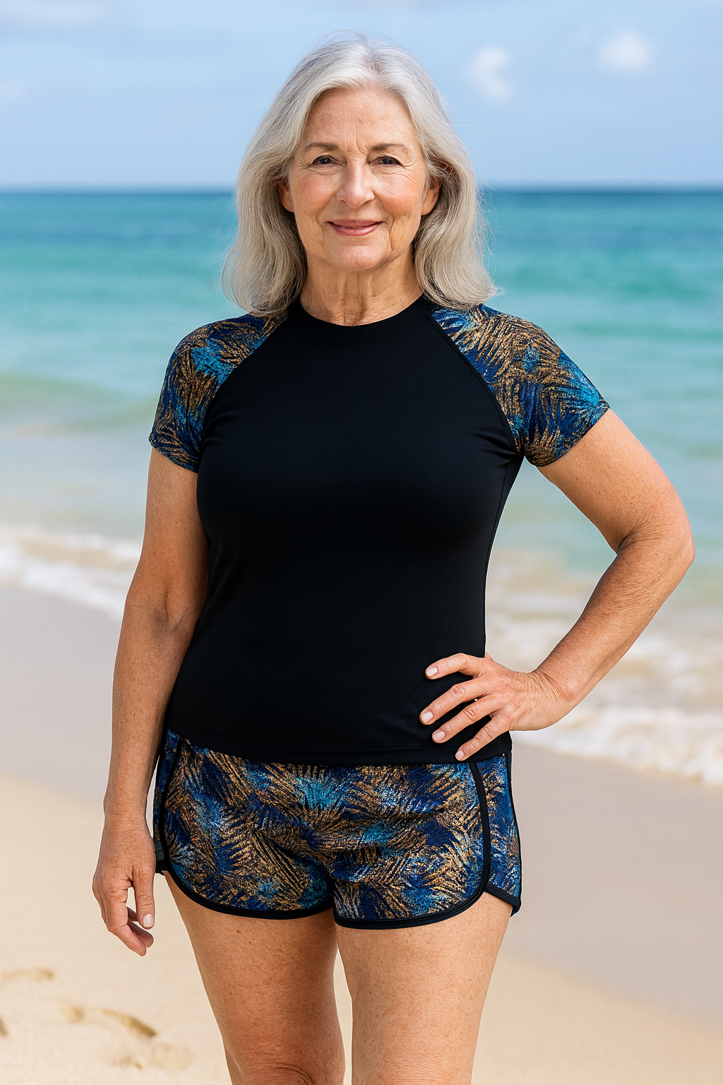 ShoreHaven | Tankini femme anti-UV, ensemble protecteur confortable toute la journée