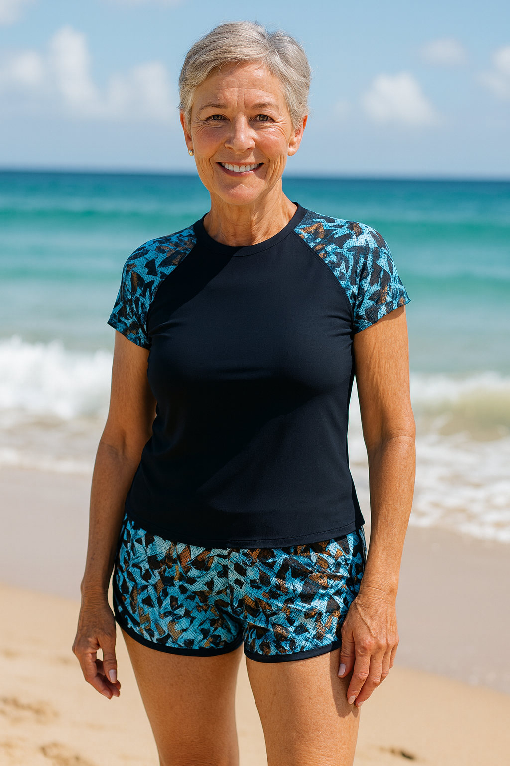 ShoreHaven | Tankini femme anti-UV, ensemble protecteur confortable toute la journée