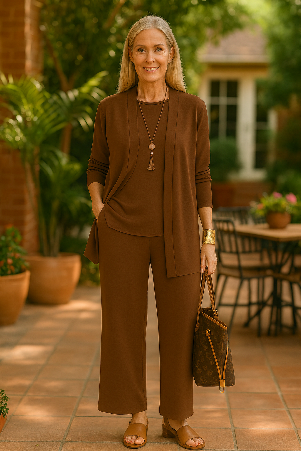 Celeste | Ensemble maille femme trois pièces, élégant et chic pour l'automne