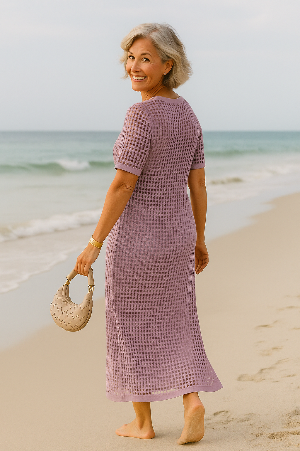 Celestia | Robe deux pièces femme haut et jupe fluide, lavable en machine