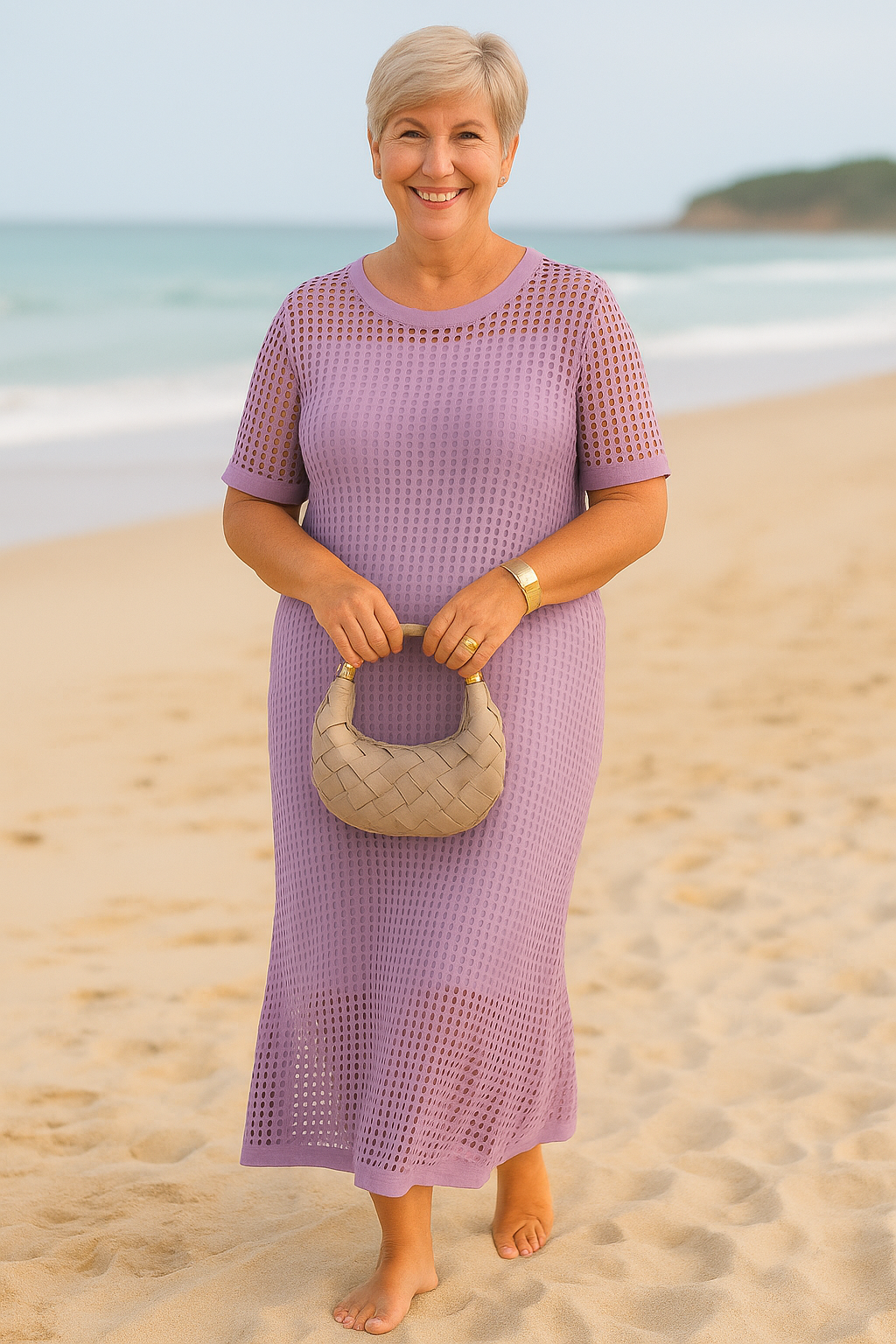 Celestia | Robe deux pièces femme haut et jupe fluide, lavable en machine