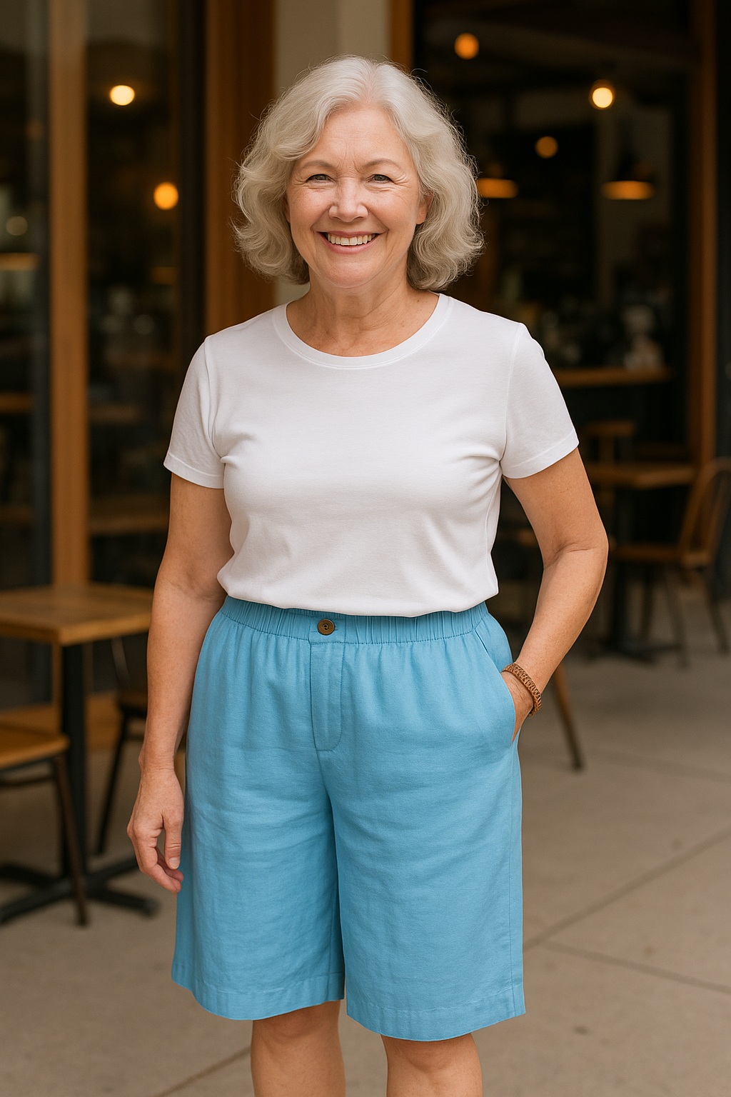 Hazel | Short femme en lin, coupe flatteuse pour les beaux jours