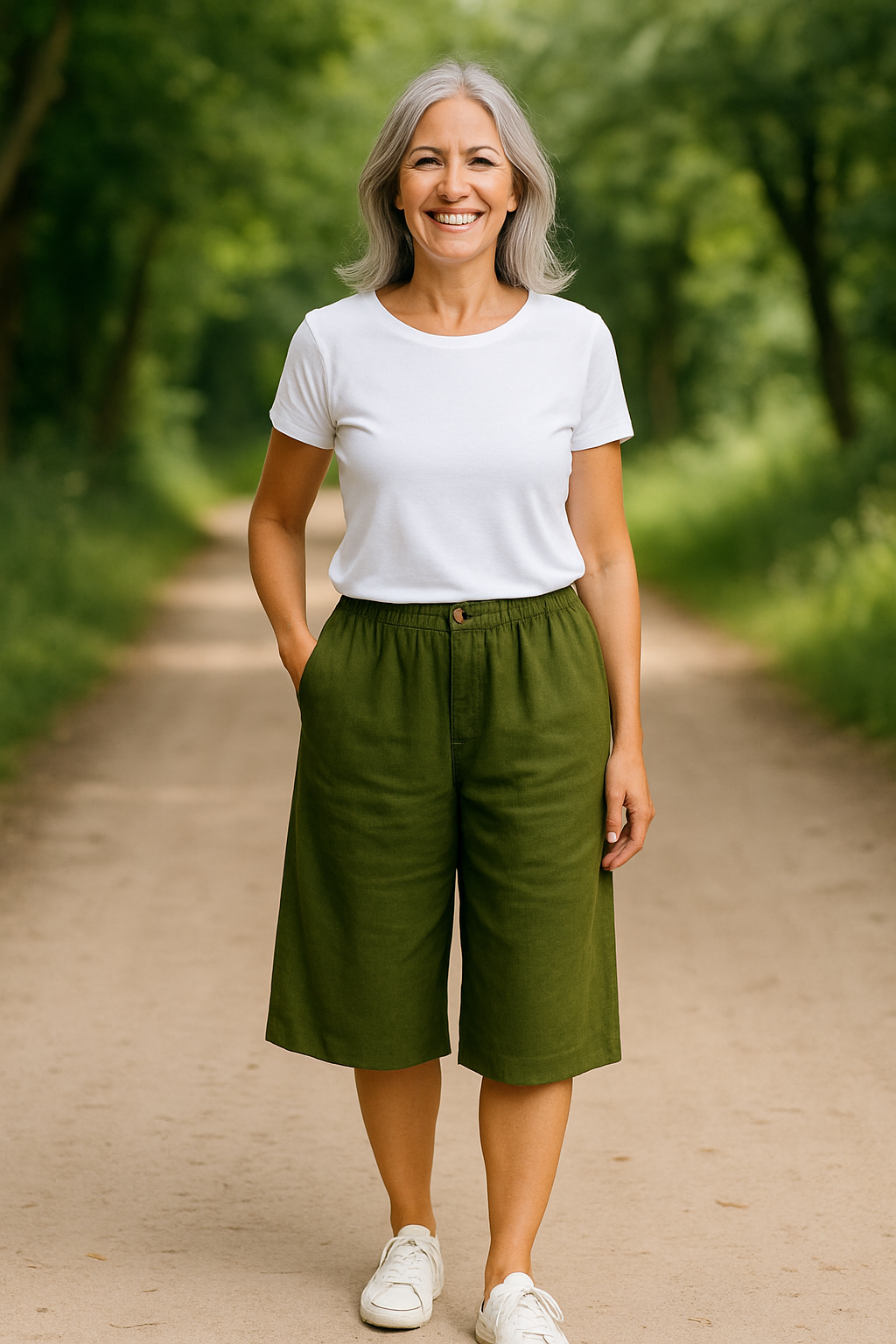 Hazel | Short femme en lin, coupe flatteuse pour les beaux jours