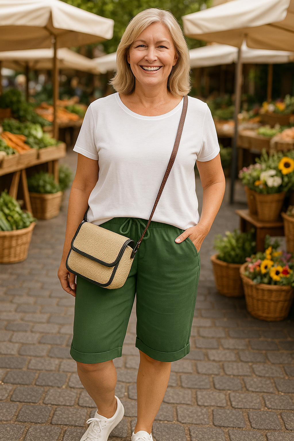 Selma | Short femme en coton, coupe flatteuse pour le quotidien