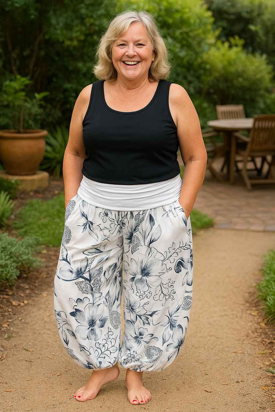 Betty | Pantalon femme confortable à taille flatteuse pour le quotidien