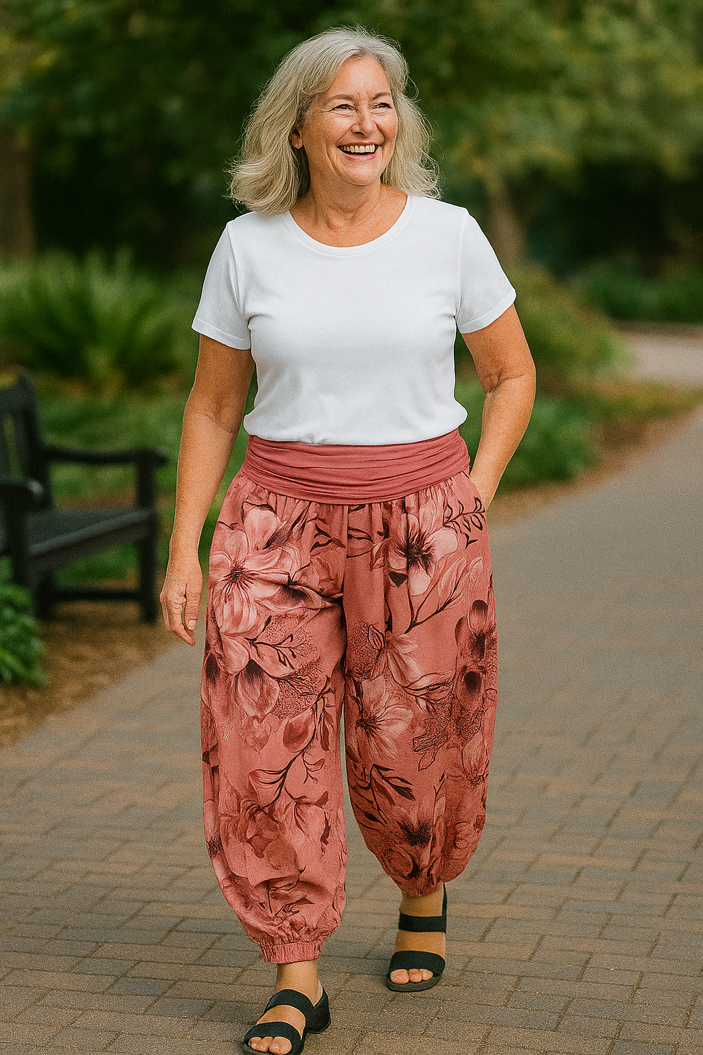 Betty | Pantalon femme confortable à taille flatteuse pour le quotidien