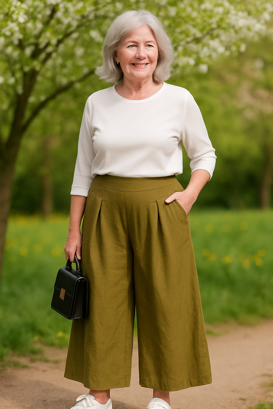 Audrey | Pantalon femme élégant et confortable, extensible du S au 5XL