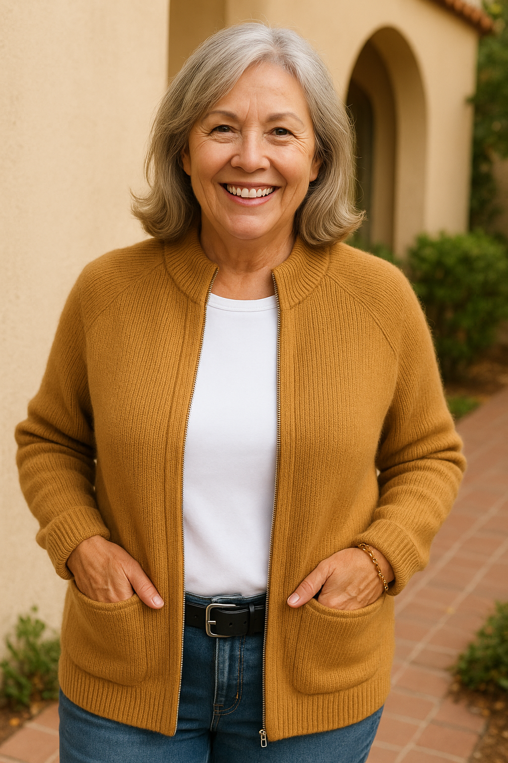 Anna-Lee | Gilet femme en maille confortable et intemporel pour l'automne