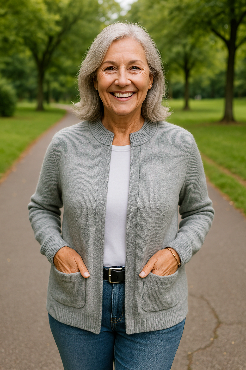 Anna-Lee | Gilet femme en maille confortable et intemporel pour l'automne