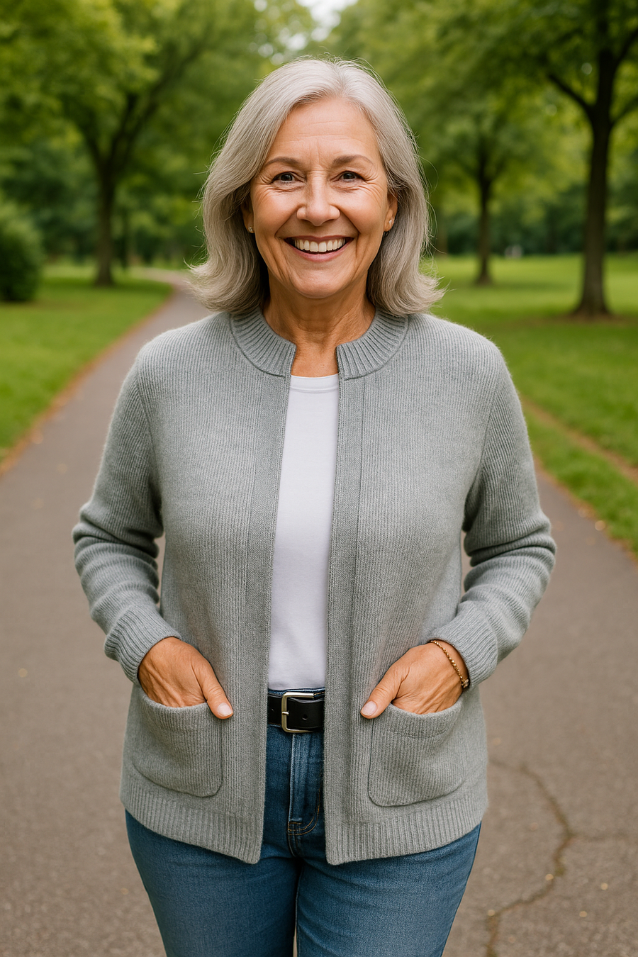 Anna-Lee | Gilet femme en maille confortable et intemporel pour l'automne