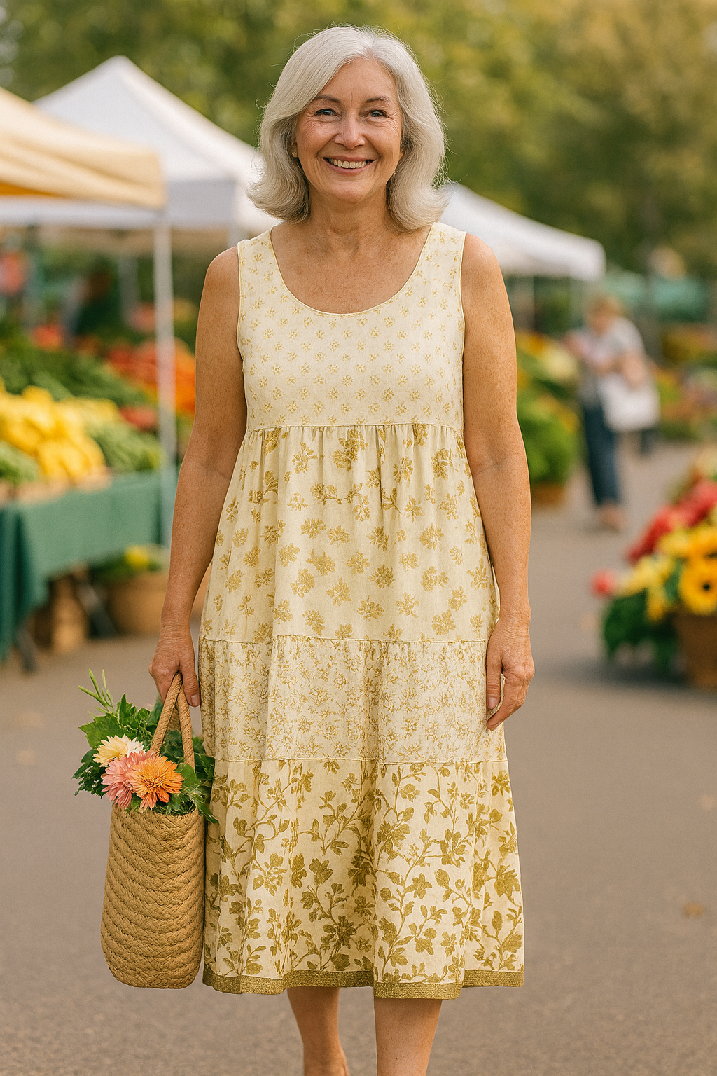 Evelane | Robe midi femme fluide, confortable et élégante au quotidien