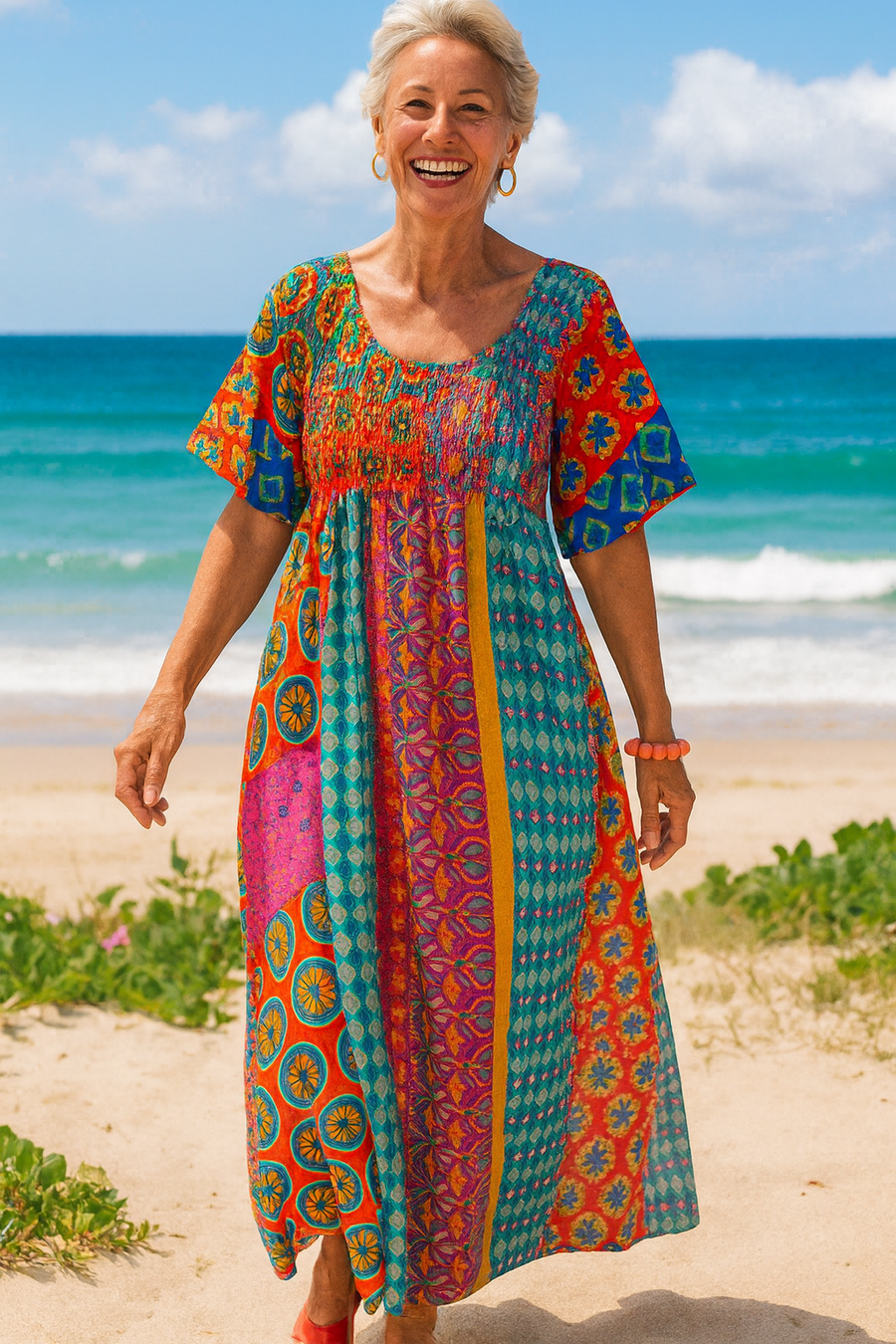 Althea | Robe longue femme confort, aisée et flatteuse au quotidien