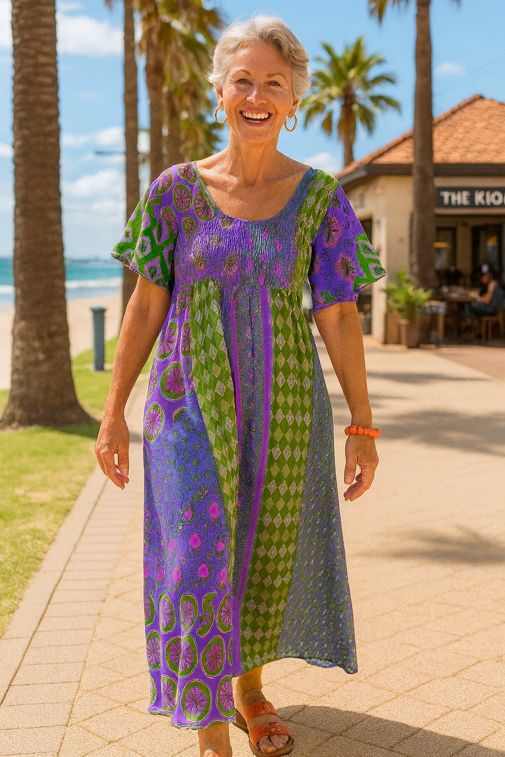 Althea | Robe longue femme confort, aisée et flatteuse au quotidien