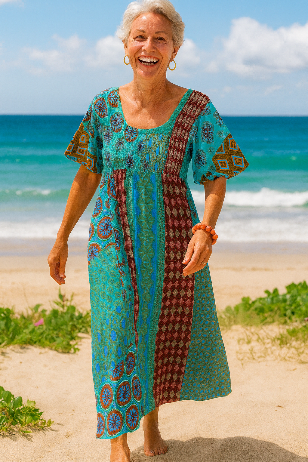 Althea | Robe longue femme confort, aisée et flatteuse au quotidien