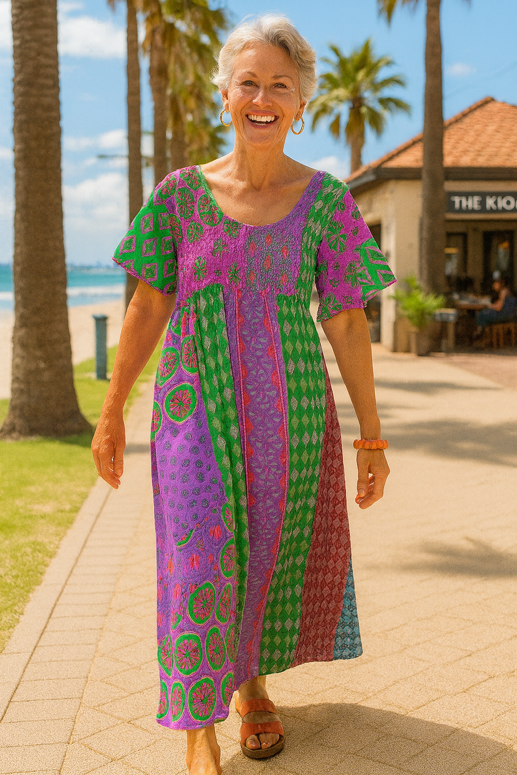 Althea | Robe longue femme confort, aisée et flatteuse au quotidien