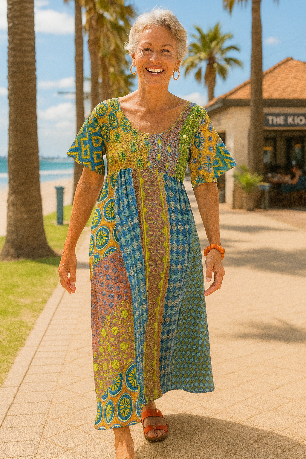 Althea | Robe longue femme confort, aisée et flatteuse au quotidien