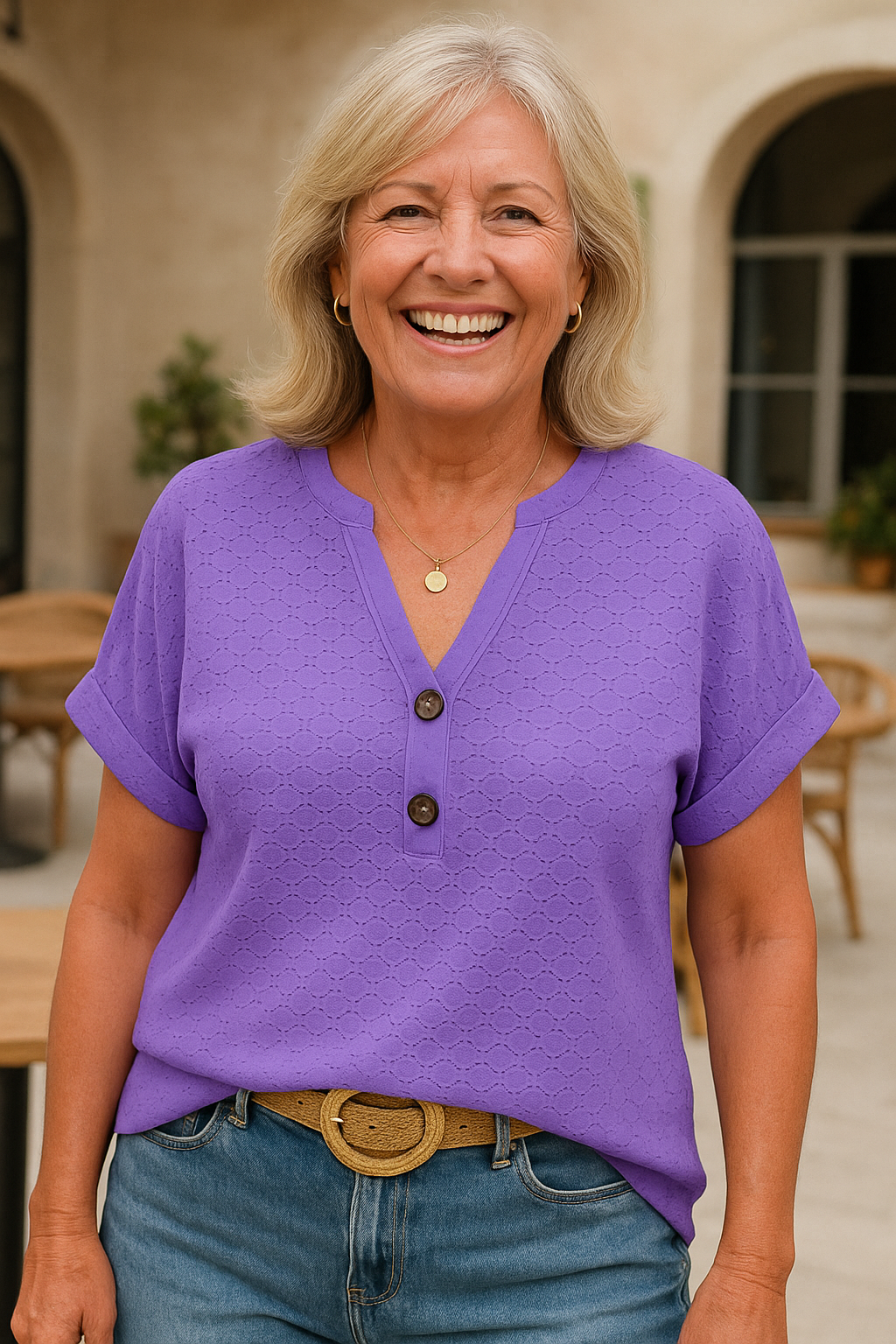 Joan | Blouse femme coupe flatteuse, fluide et confortable au quotidien